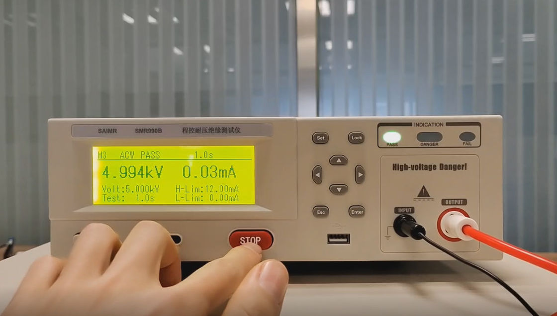 7.5kg Przenośny tester hipota izolacja hipota wytrzymał tester napięcia z funkcją wykrywania łuku poziom 1-9