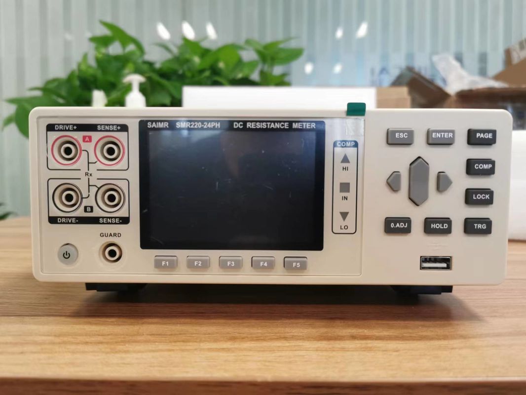 Przenośny tester napięcia akumulatora DC tester oporu nawijania 0,1 Mikro Ohm do 3,3 Mega Ohm