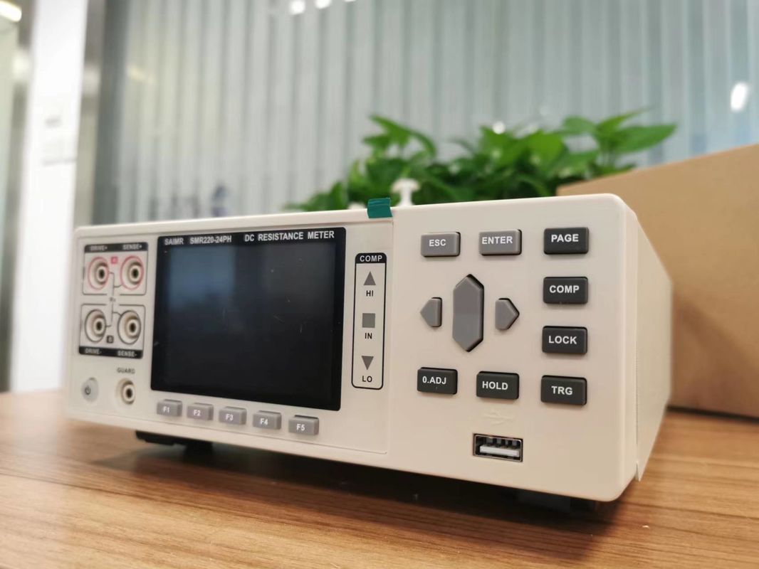 Przenośny tester napięcia akumulatora DC tester oporu nawijania 0,1 Mikro Ohm do 3,3 Mega Ohm