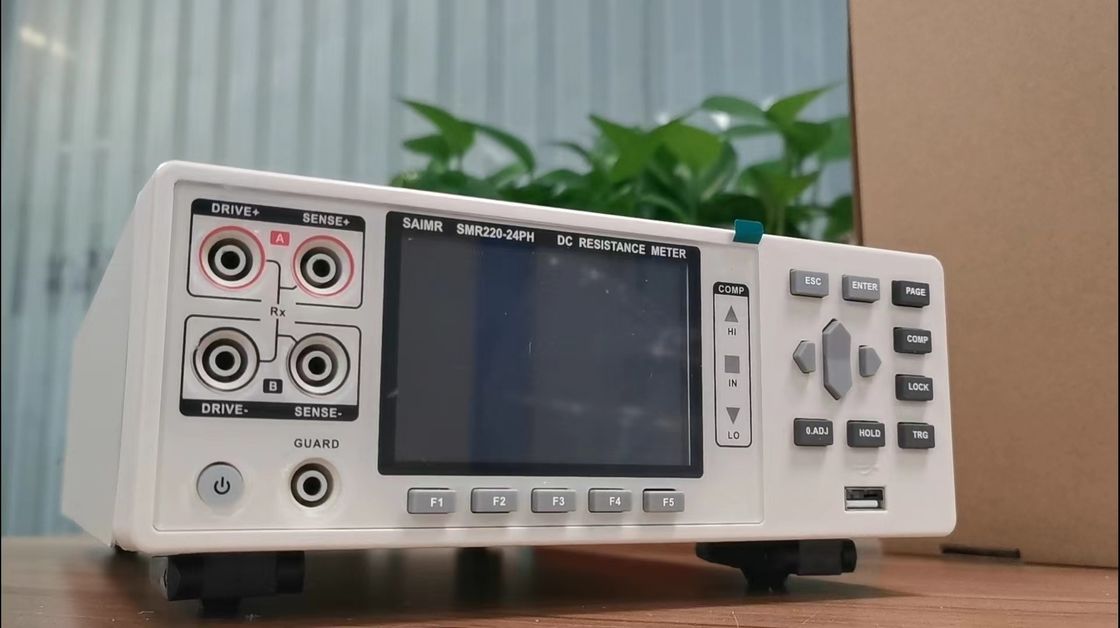 Przenośny tester napięcia akumulatora DC tester oporu nawijania 0,1 Mikro Ohm do 3,3 Mega Ohm