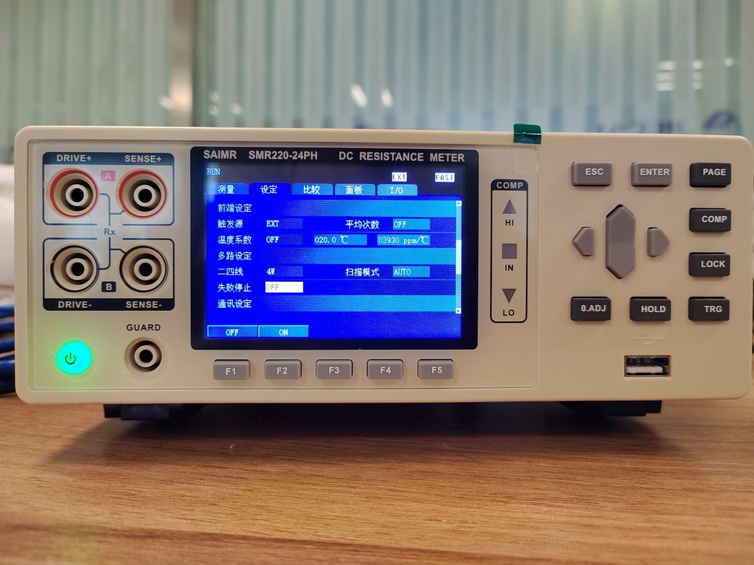 Przenośny tester napięcia akumulatora DC tester oporu nawijania 0,1 Mikro Ohm do 3,3 Mega Ohm