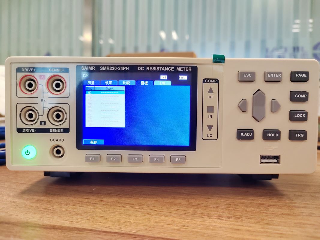 Przenośny tester napięcia akumulatora DC tester oporu nawijania 0,1 Mikro Ohm do 3,3 Mega Ohm