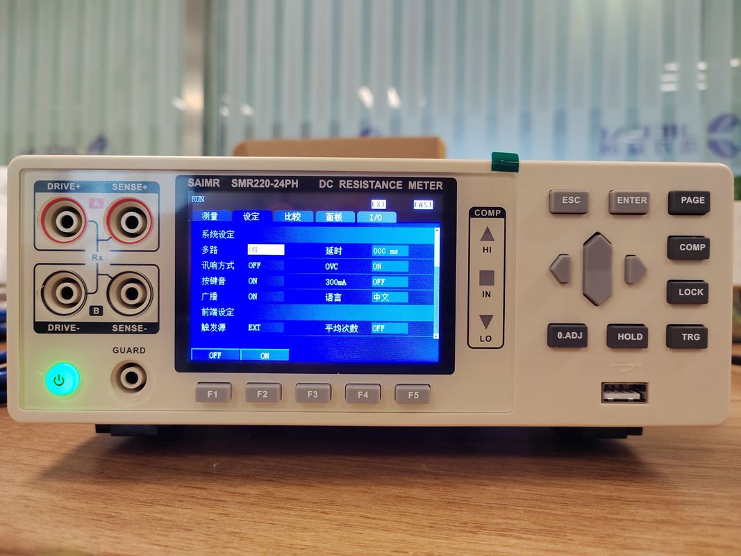 Przenośny tester napięcia akumulatora DC tester oporu nawijania 0,1 Mikro Ohm do 3,3 Mega Ohm